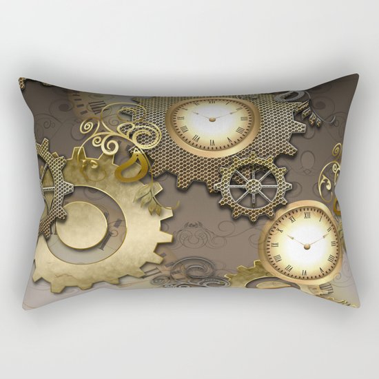 Abstract mechanical design Rectangular Pillow