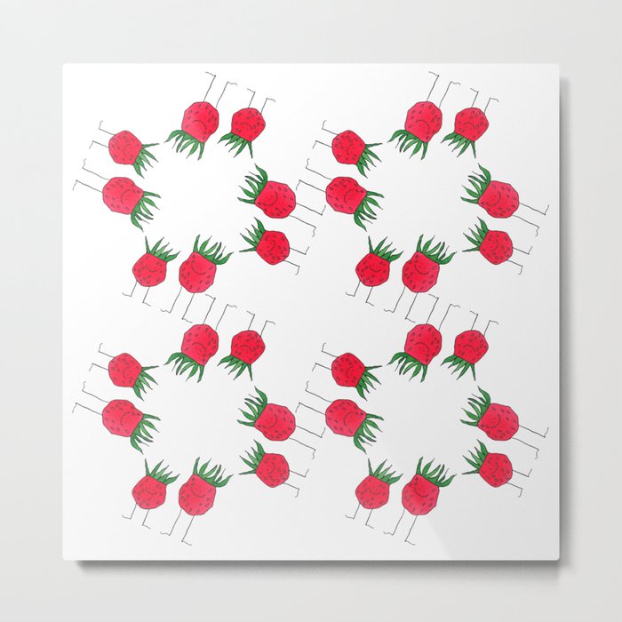 wild strawberries Metal Print