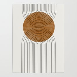 Abstract Flow / Recessed Framed  Poster
