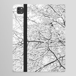 Snow tree iPad Folio Case