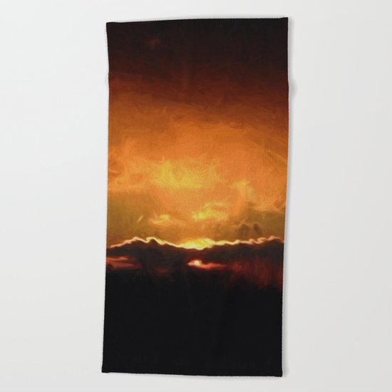 Pennsylvania Sunset Beach Towel