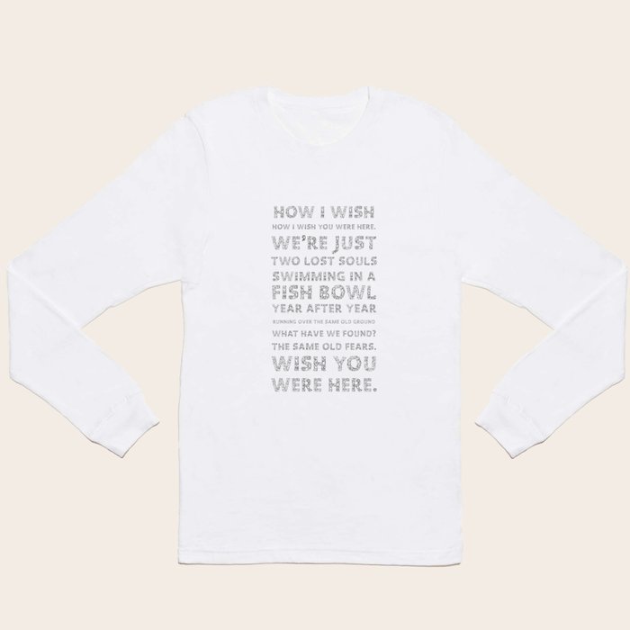 Wish you were here long sleeve sales