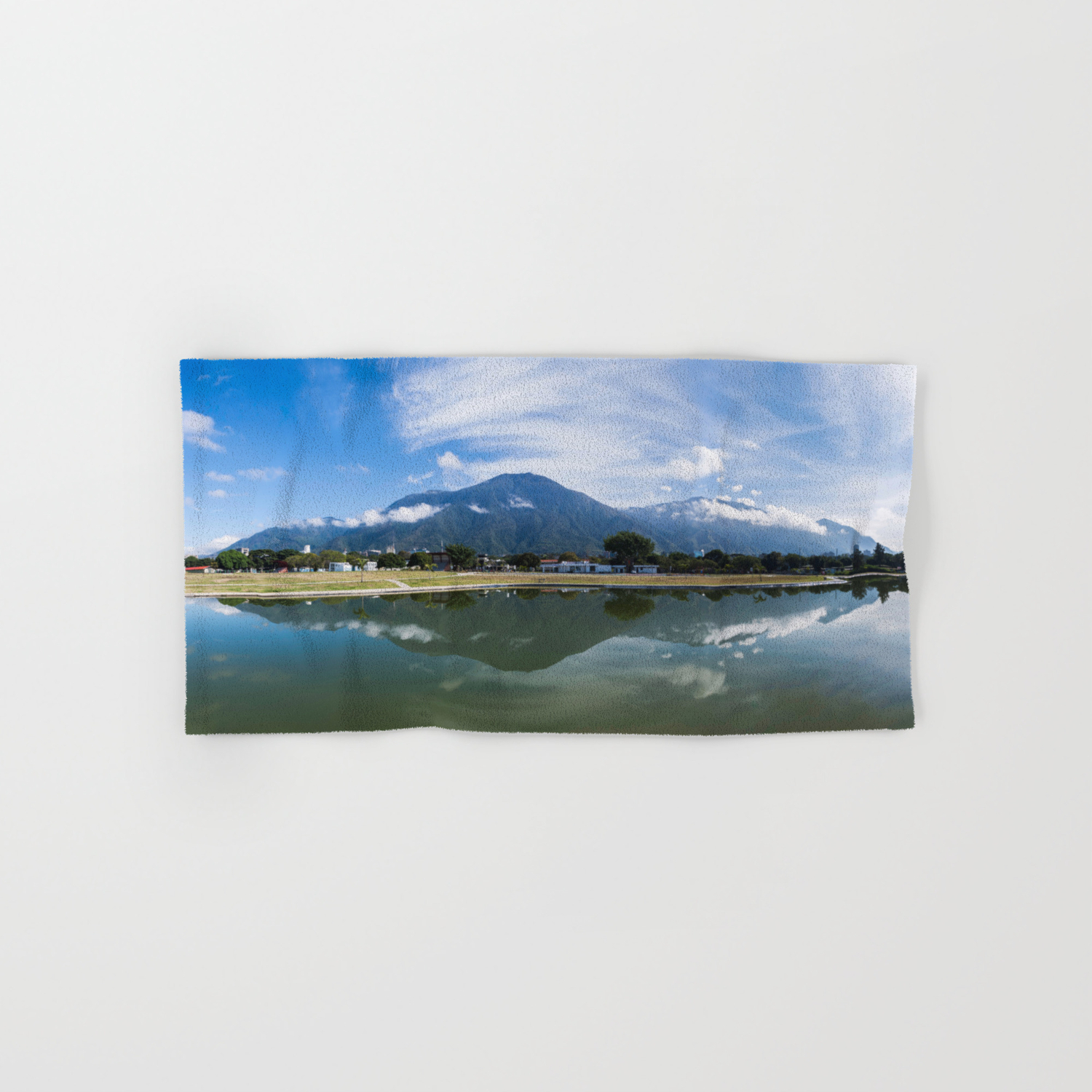 El Avila Reflejado Hand Bath Towel By Ddejd Society6