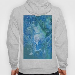 Abstract Acrylic Pour 0009 Hoody