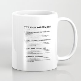 The Four Agreements - Don Miguel Ruiz  Coffee Mug