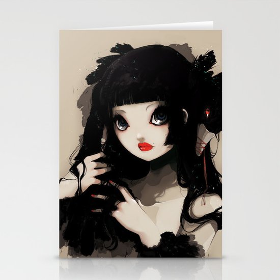 L'Oiseau silence Stationery Cards