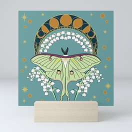 Luna Moth Art Nouveau Mini Art Print