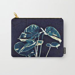 Blue Monstera Plant  Carry-All Pouch