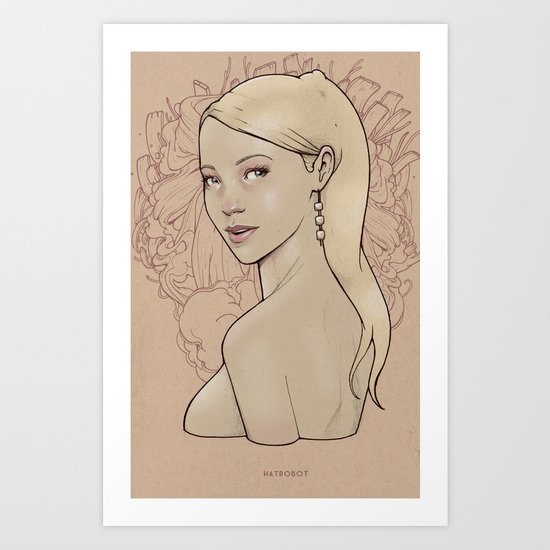 High velocity impact Art Print