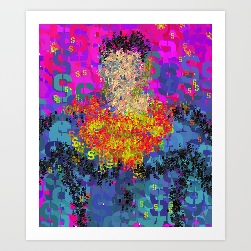 Super Type Man Abstract Pop Art Comic Art Print By Homedeco