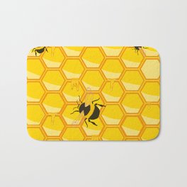 Busy Bees Honeycomb Bath Mat