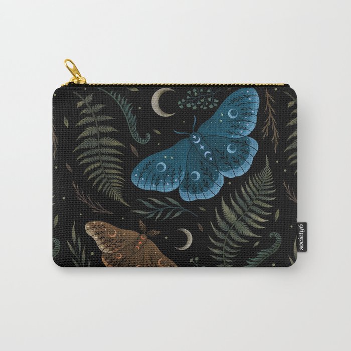 Moths and Ferns Carry-All Pouch