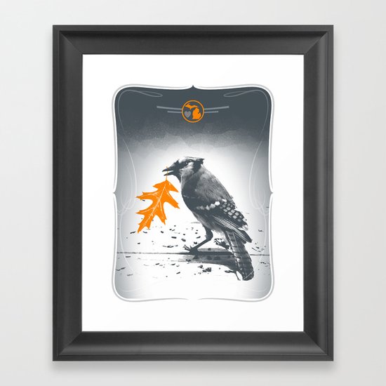 Jaybird Framed Art Print