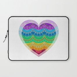 Colorful Love Heart Art - You Are Loved Laptop Sleeve