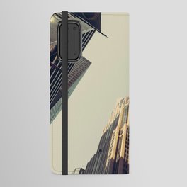 Walking with Skyscrapers Android Wallet Case