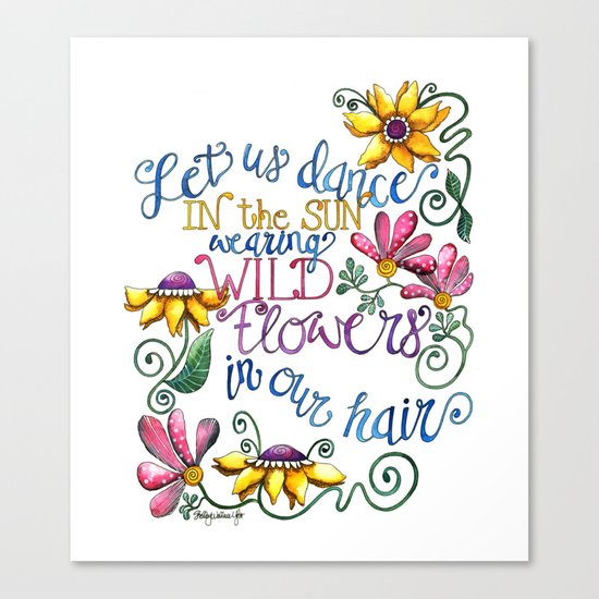 Let Us Dance Canvas Print
