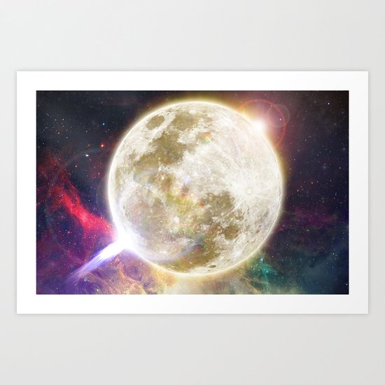 Lunar Disturbance Art Print