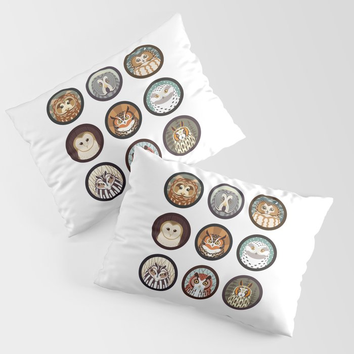 Owls of the Eastern United States Pillow Sham