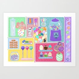 Sweets & Treats Art Print