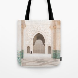 Beautiful Perspective - Hassan II, Casablanca, Morocco Tote Bag