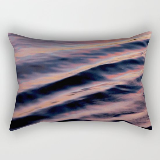 PINK RIPPLES Rectangular Pillow