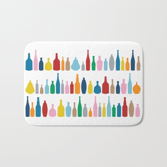 Bottles Multi Bath Mat