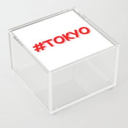 "#Tokyo" Cute Design. Buy Now Acrylic Box