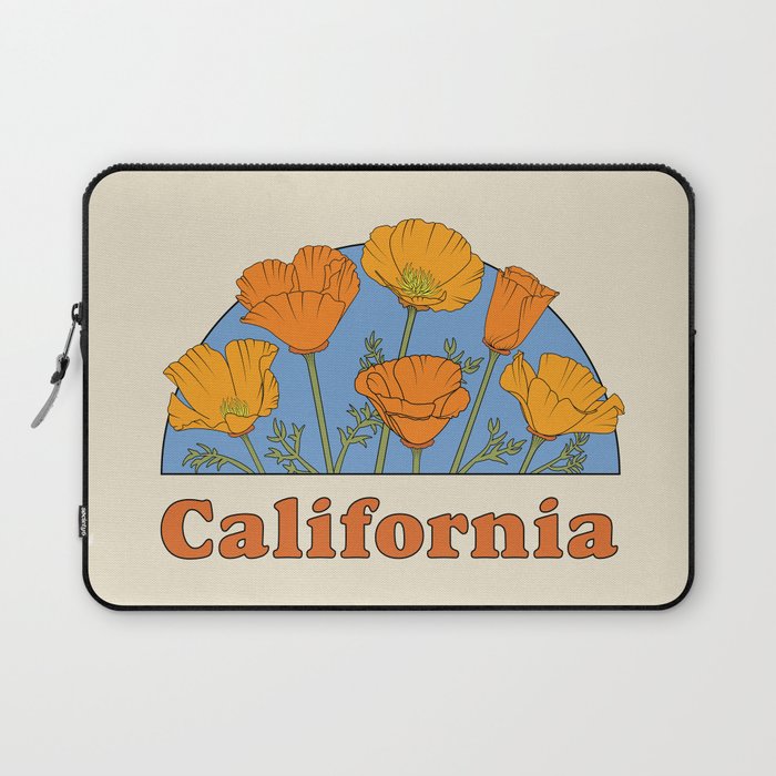 California Poppies Laptop Sleeve