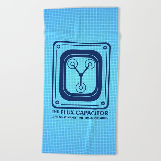 Capacitor Beach Towel