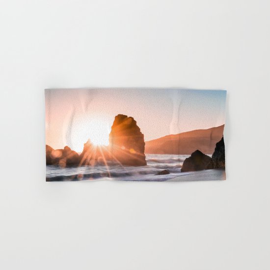 Sea light rock 4 Hand & Bath Towel