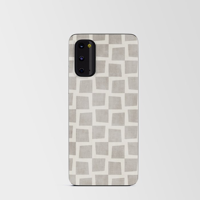 Minimalist Pattern Beige Ivory White Android Card Case
