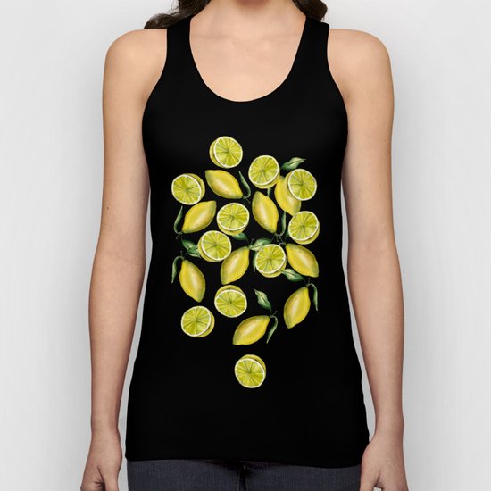 Lemons Unisex Tank Top