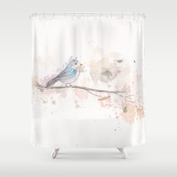 Bird II Shower Curtain