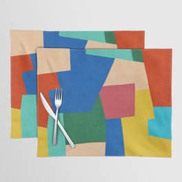 Colorful Abstract Modern Painting II Placemat