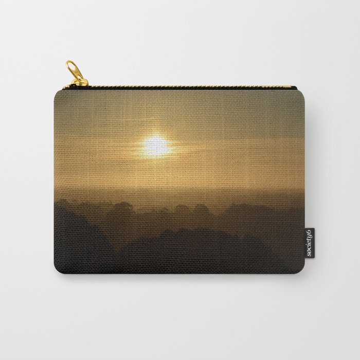 Yellow Sunset Carry-All Pouch