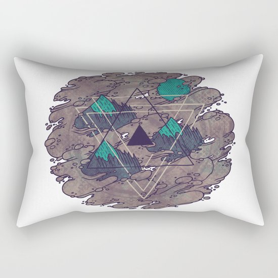 Amidst the Mist Rectangular Pillow