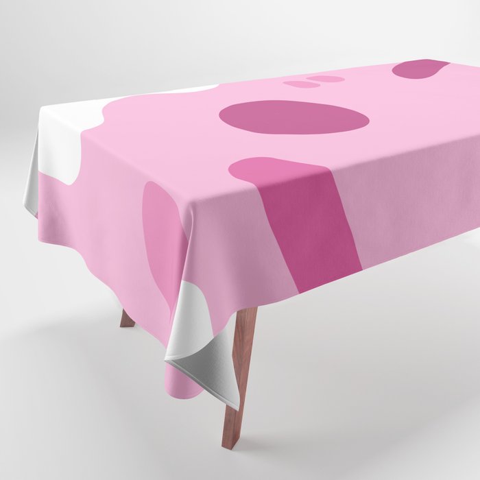 Abstract soft geometry composition 1 Tablecloth