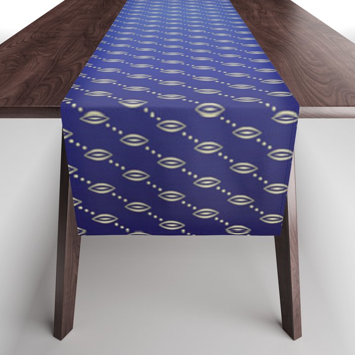 Blue indian pattern Table Runner