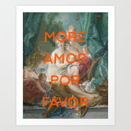 More amor por favor- Mischievous Marie Antoinette  Art Print