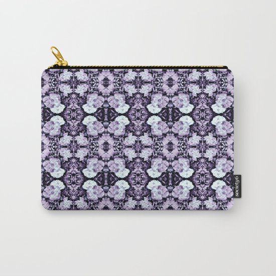 Violet Roses Seamless Pattern Carry-All Pouch