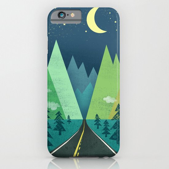The Long Road at Night iPhone & iPod Case