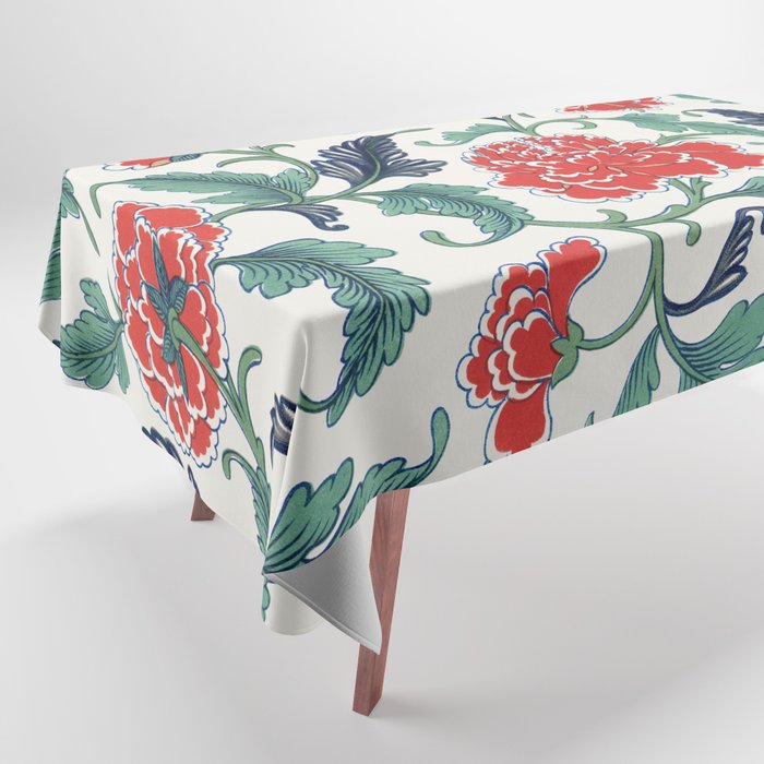Chinese Floral Pattern 6 Tablecloth