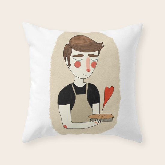 The Piemaker Throw Pillow
