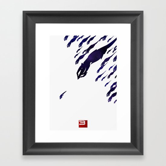 Mass Effect 3 (w/quote) Framed Art Print