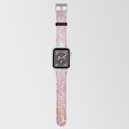 Colourful Abstract Trippy Swirl Pattern Apple Watch Band