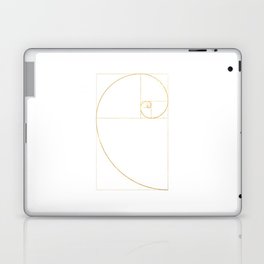 Golden Ratio Sacred Fibonacci Spiral Laptop Skin