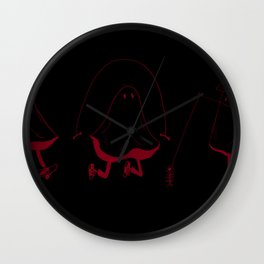 Ghosts with Hobbies Wall Clock | Jumprope, Drawing, Ghost, Ghosts, Fishing, Digital, Skateboarding, Halloween 