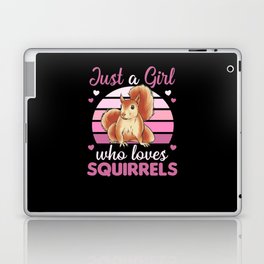 Just A Girl who loves Squirrels Sweet Squirrel Laptop Skin
