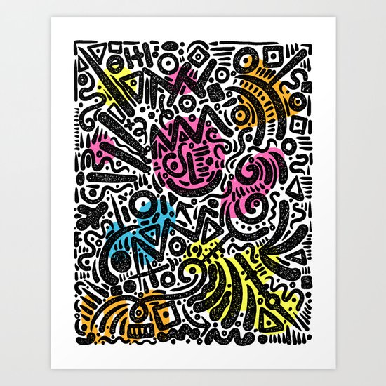 ABSTRACT 013 Art Print