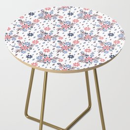 Tender Bouquet, seamless pattern. Side Table